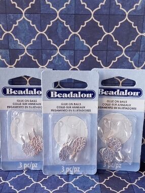New Beadalon Glue on Bails